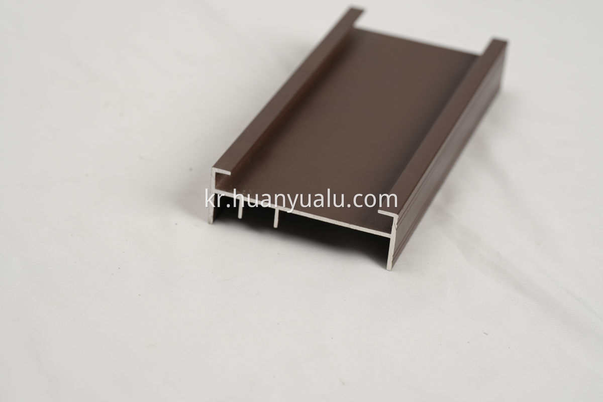 Spray painted door and window profiles